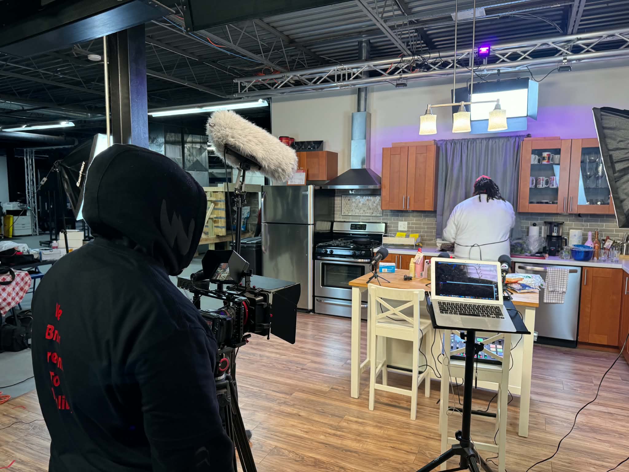 Dreamteam production in the studio